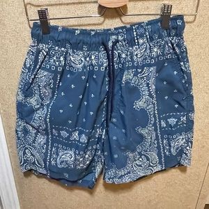 UO Printed Poly Swim Shorts